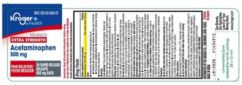 Acetaminophen Extra Strength 포장