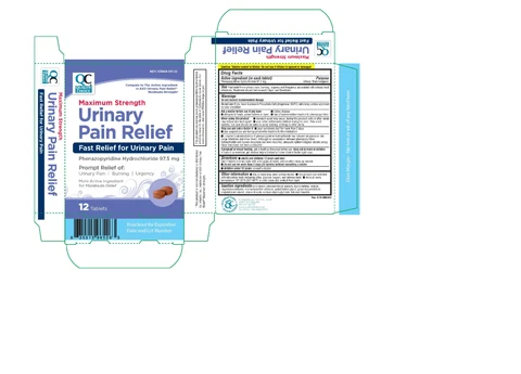 Quality Choice Maximum Strength Urinary Pain Relief 포장