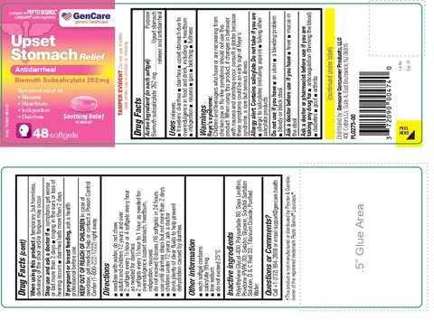 Upset Stomach Relief-Bismuth Subsalicylate 262 mg 포장
