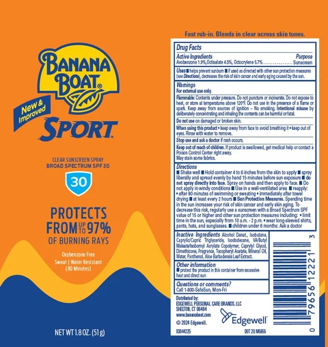 BANANA BOAT 포장