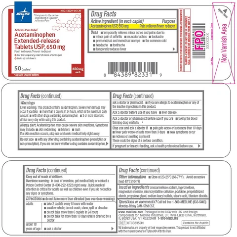 Acetaminophen packaging