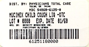 Childrens Mucinex Cough packaging