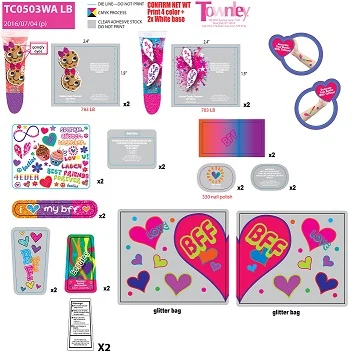 BFF 2 pack Hand Sanitizer 포장