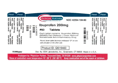 Ibuprofen 포장