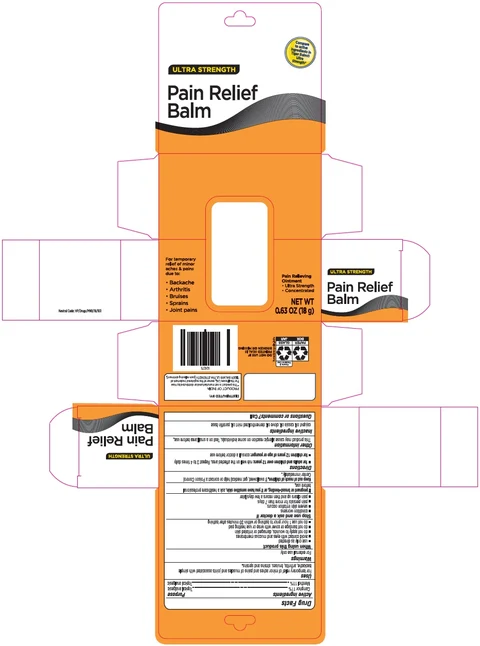 Ultra Strength Pain Relief Balm 포장