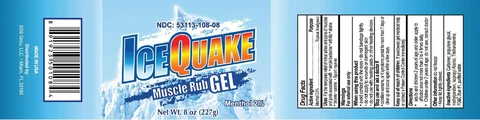 Ice QuakeMuscle Rub 포장