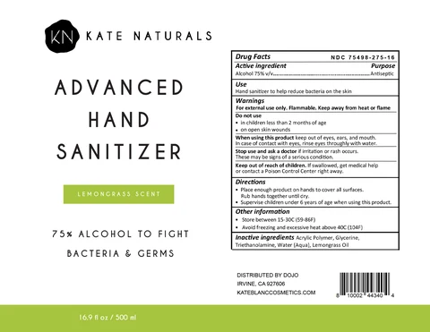Kate Naturals Advanced Hand Sanitizer Lemongrass Scent / Kate Naturals Advanced Hand Sanitizer Lavender Scent 포장