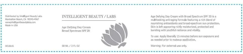 INTELLIGENT BEAUTY LABS Age Defying Day Broad Spectrum SPF 20 packaging
