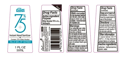 CLEACE packaging