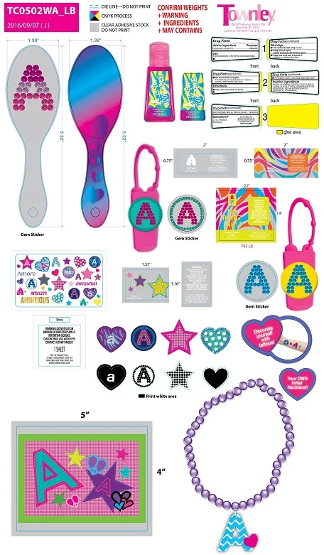 Strawberry Scented Hand SanitizerFrozen packaging