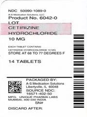 Cetirizine Hydrochloride 포장