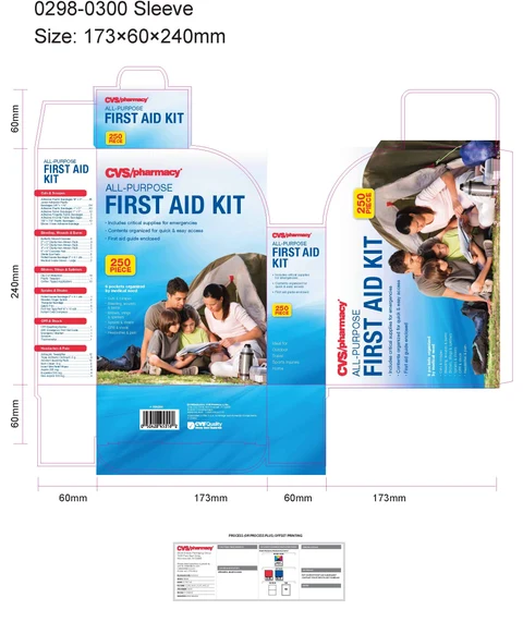 CVS All Purpose First Aid Kit packaging