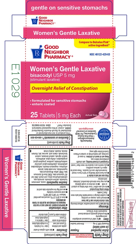 Womens Gentle Laxative packaging