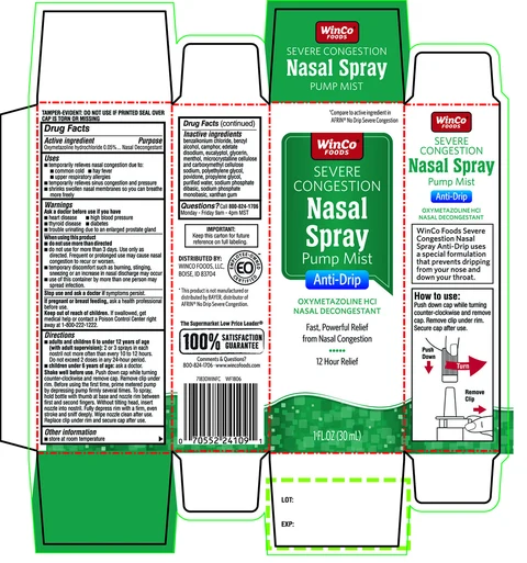 Severe Congestion Nasal Anti-Drip Nasal Decongestant 포장