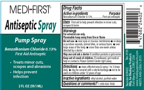 Antiseptic / Medi-First Antiseptic 포장