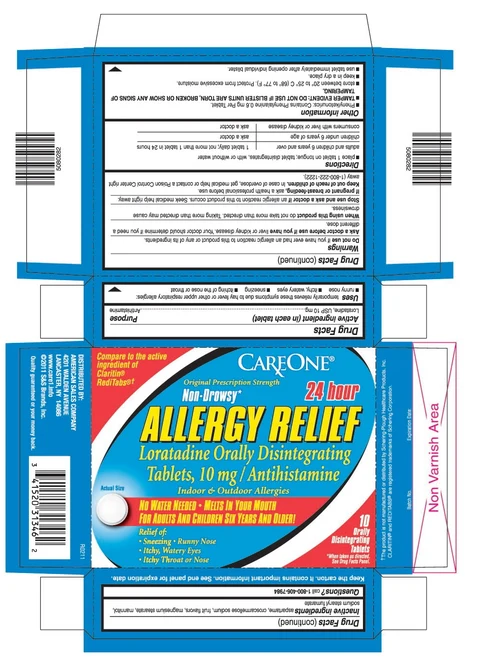 Loratadine packaging