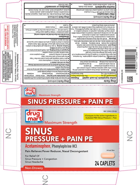 Sinus Pressure plus Pain PE 포장