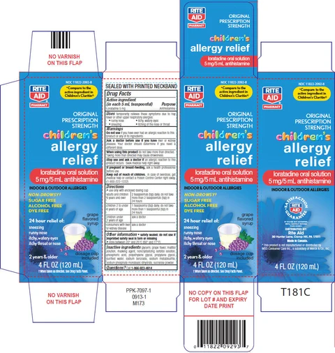 Childrens Allergy Relief packaging