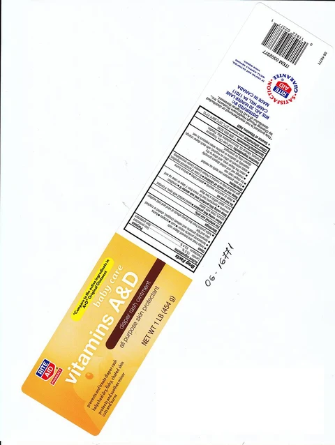 VITAMINS A AND D DIAPER RASH 포장