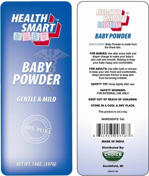 Health Smart Baby packaging