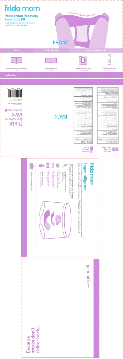 frida mom Postpartum Recovery Essentials packaging