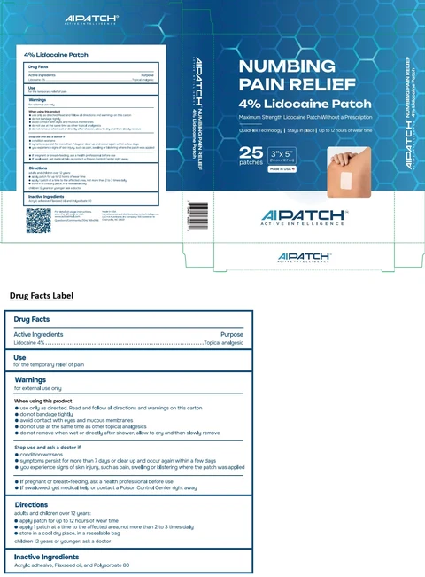 AIPATCH NUMBING PAIN RELIEF 포장