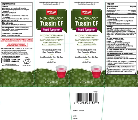 Tussin CFNon Drowsy Multi Symptom 포장