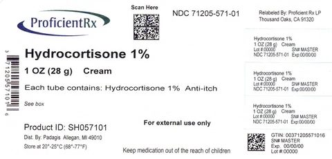 hydrocortisone packaging