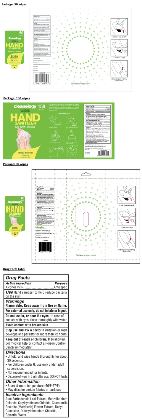 Hand Sanitizer Wipes packaging
