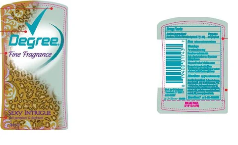 Degree For Women Sexy IntriqueAntiperspirant and Deodorant 포장