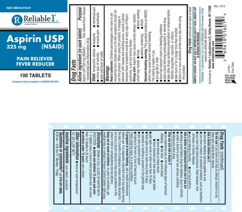 ASPIRIN 325 MG 포장