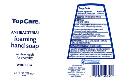 TopcareAntibacterial Foaming White Tea packaging