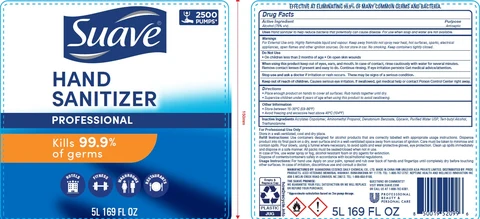 Suave Hand Sanitizer Professional 포장