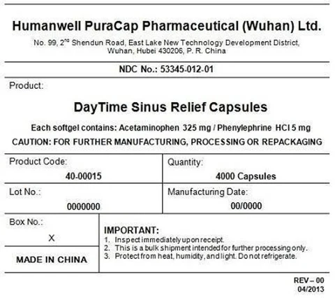 DayTime Sinus Relief 포장