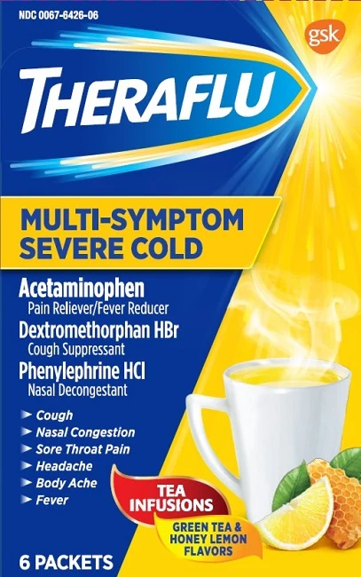 THERAFLU MULTI-SYMPTOM SEVERE COLD 포장