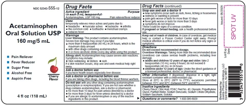 Acetaminophen 포장
