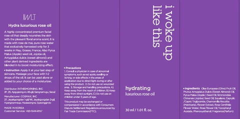 Hydrating luxurious roseoil 포장