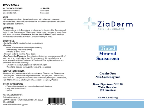 Tinted Mineral Sunscreen packaging