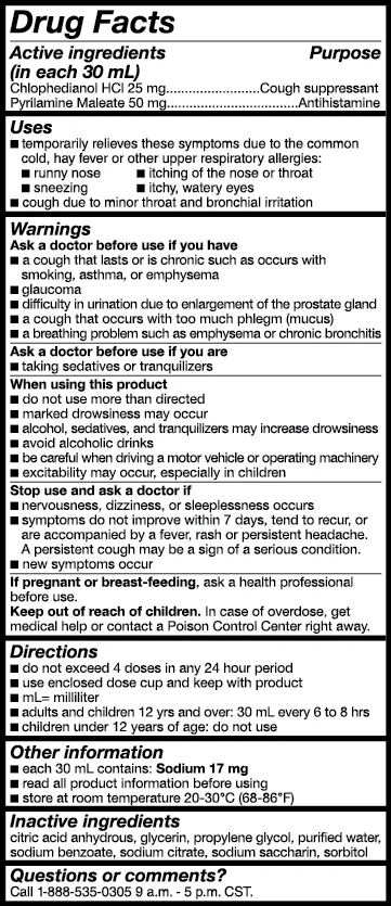 TexaClear Drug Facts