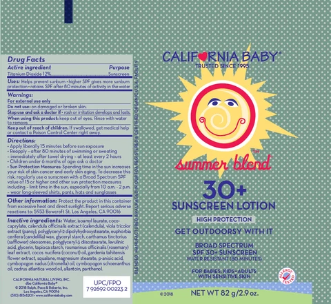 SPF30 SUMMER BLEND SUNSCREEN 포장