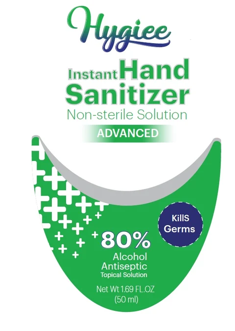 HYGIEE Hand sanitizer packaging