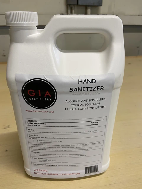 Hand Sanitizer packaging