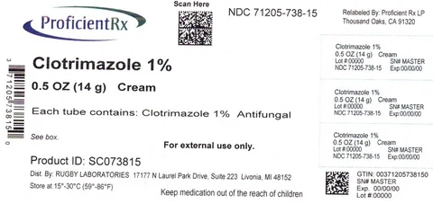 RUGBY ANTIFUNGAL CLOTRIMAZOLE 포장