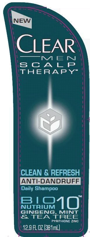 ClearMen Clean and Refresh AntiDandruff 포장