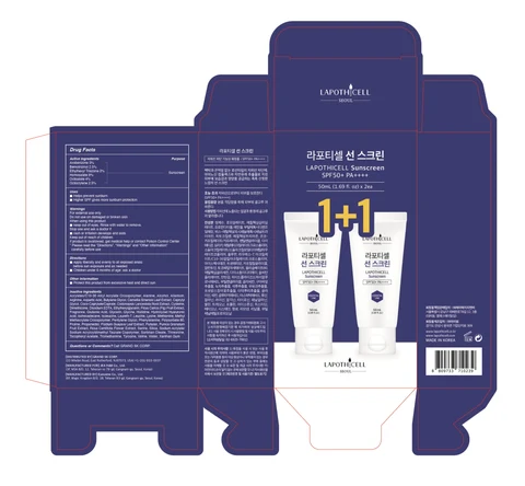 LAPOTHICELL Sunscreen packaging