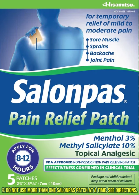 Salonpas Pain Relief 포장