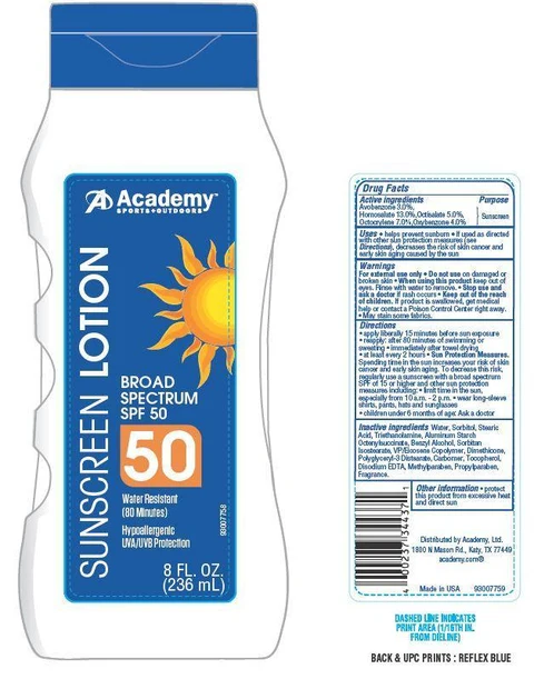 AcademySPF 50 packaging