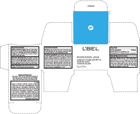 LBEL REGRESSION JOUR Protective Complex with SPF 15 Facial day normal to dry skin packaging