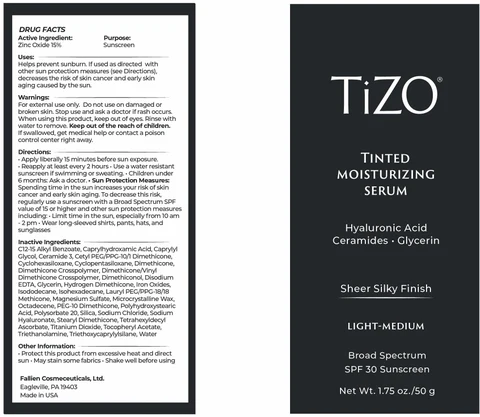 TiZO Tinted Moisturizing Serum - Light-Medium packaging