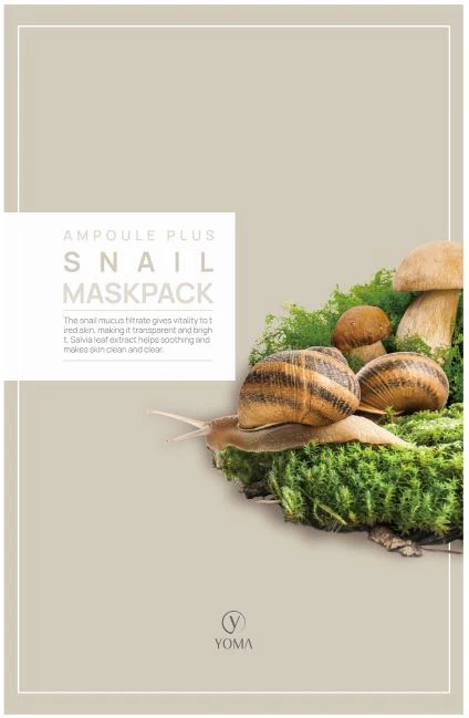 YOMA AMPOULE PLUS SNAIL MASK PACK packaging